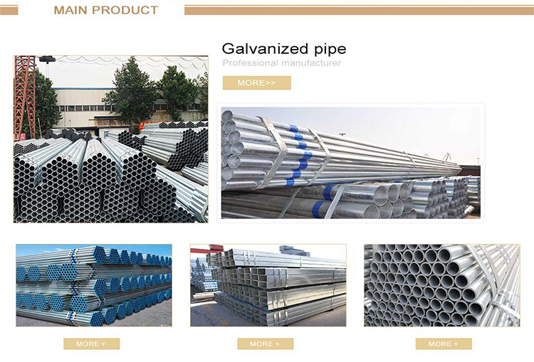 straight seam welded galvanized pipe seamless galvanized steel round pipe 1x1 inch galvanized square pipe