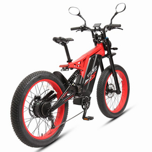 TXED Electric Double Battery fat tire 26 inch dirt Mountain bicycle 1200W off-road bike Dirt EBike electric motorcycle bike