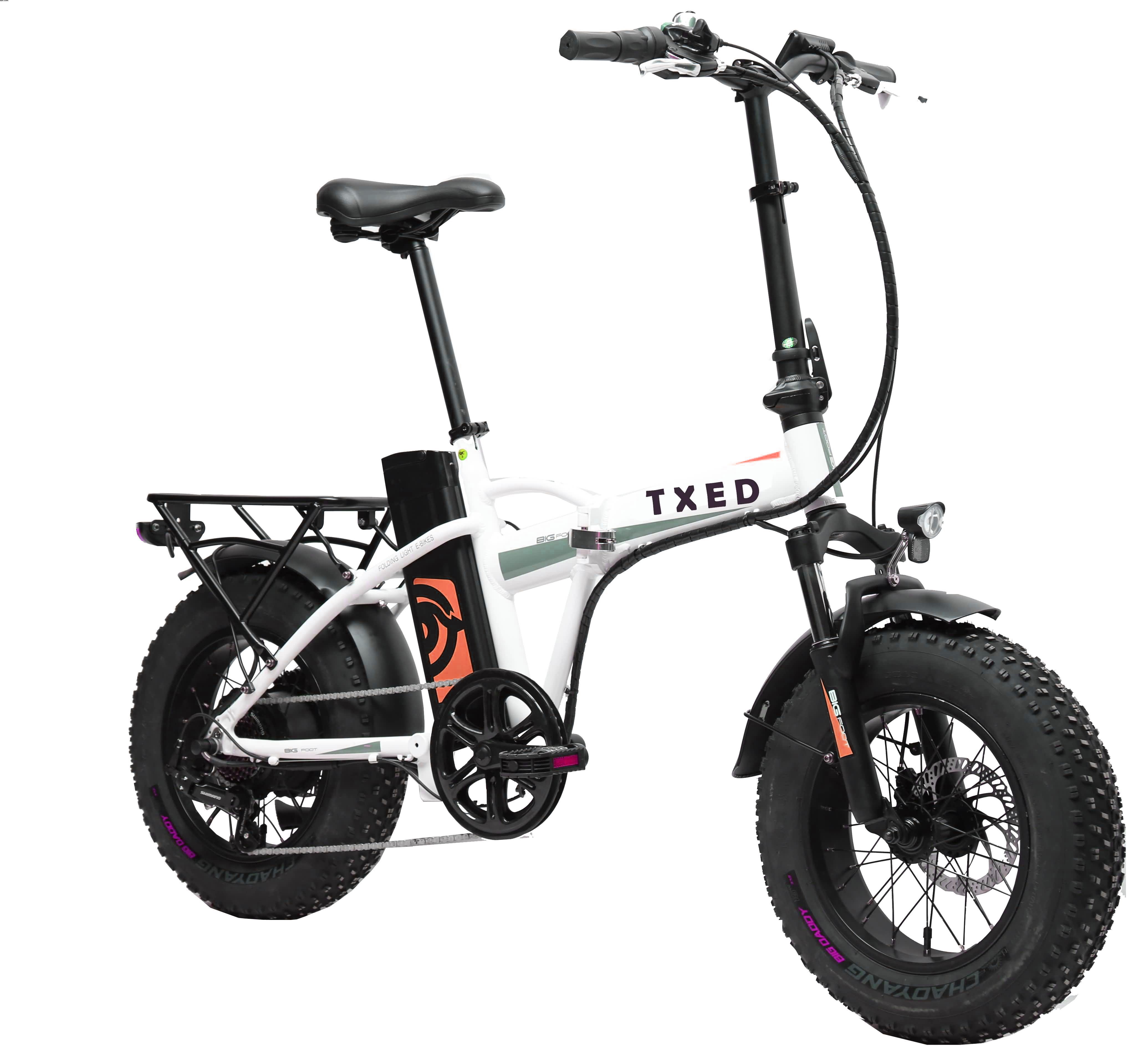 TXED Much Attractive Fat Tire Folding Electric Fat Bike E Bike Fat Tire 20 Inch Electric Bike Fold