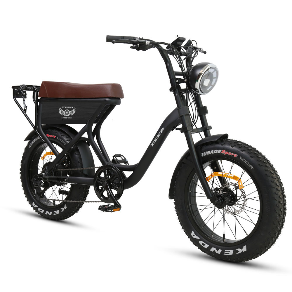 TXED OEM ebike factory 20 inch fat tire electric scrambler bike motorcycle