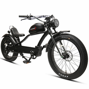 TXED Fashion 26 Inch 500w 750w Motor electric bicycle Motorized Fat Bike Beach Electric Chopper Bike