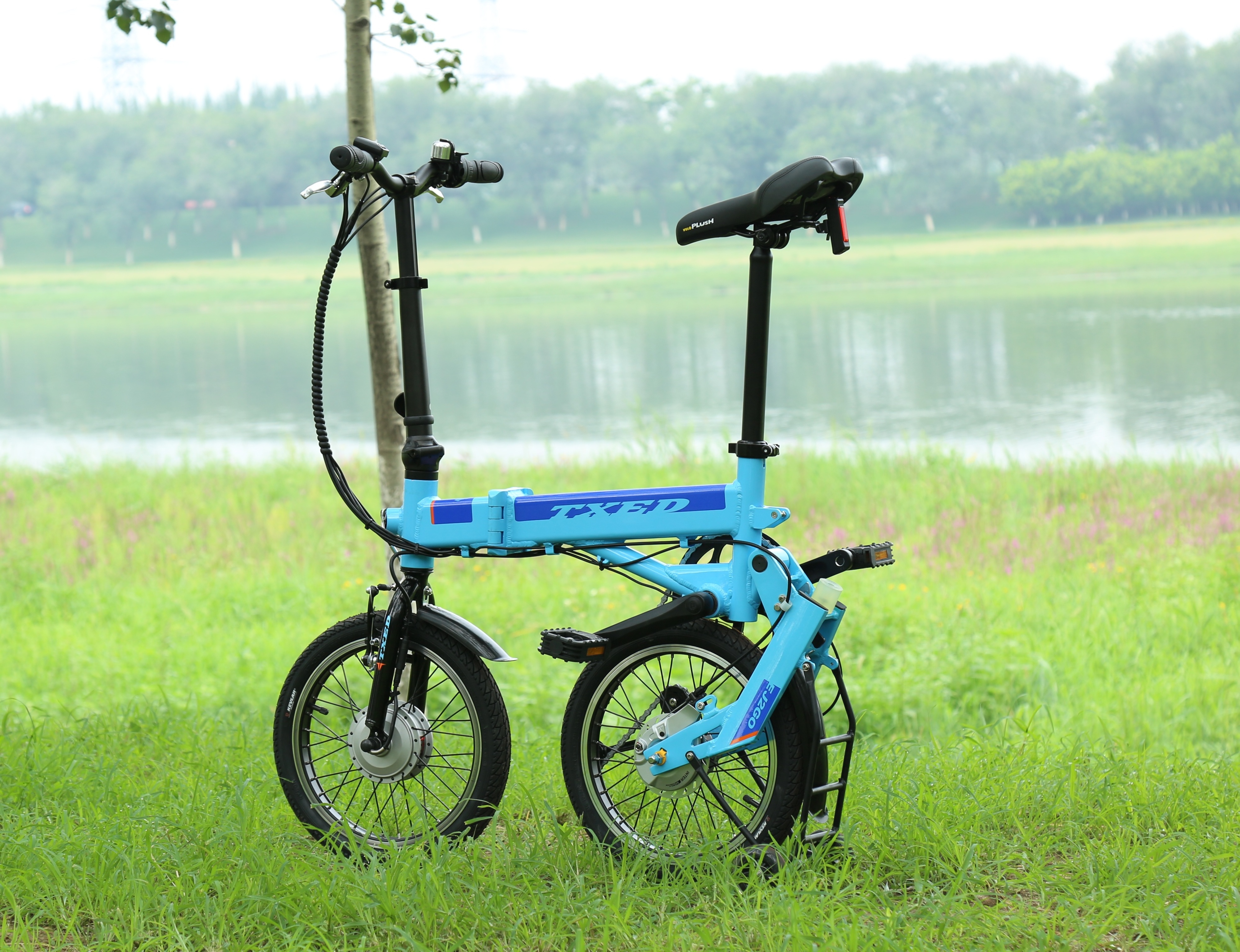 16 inch smart electric foldable bicycle