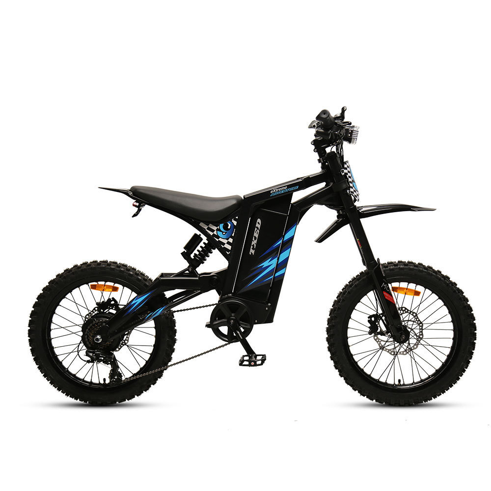 TXED 20 inch 1000w 52V battery removable fat tire full suspension 7 speed adult off-road  motorcycles electric e dirt bike