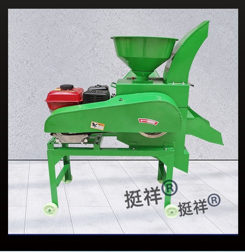 Tingxiang chaff cutter chopper cattle feed processing machine Pig feed machine grass chopper machine grain grinder for animals