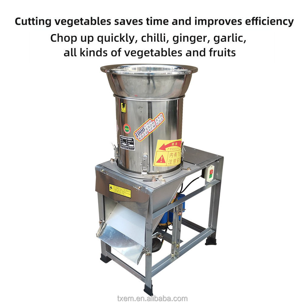 TX hot cheap dicing machine for vegetables Commercial Automatic Garlic Grinder/onion Chopper/vegetable Cutter Machine