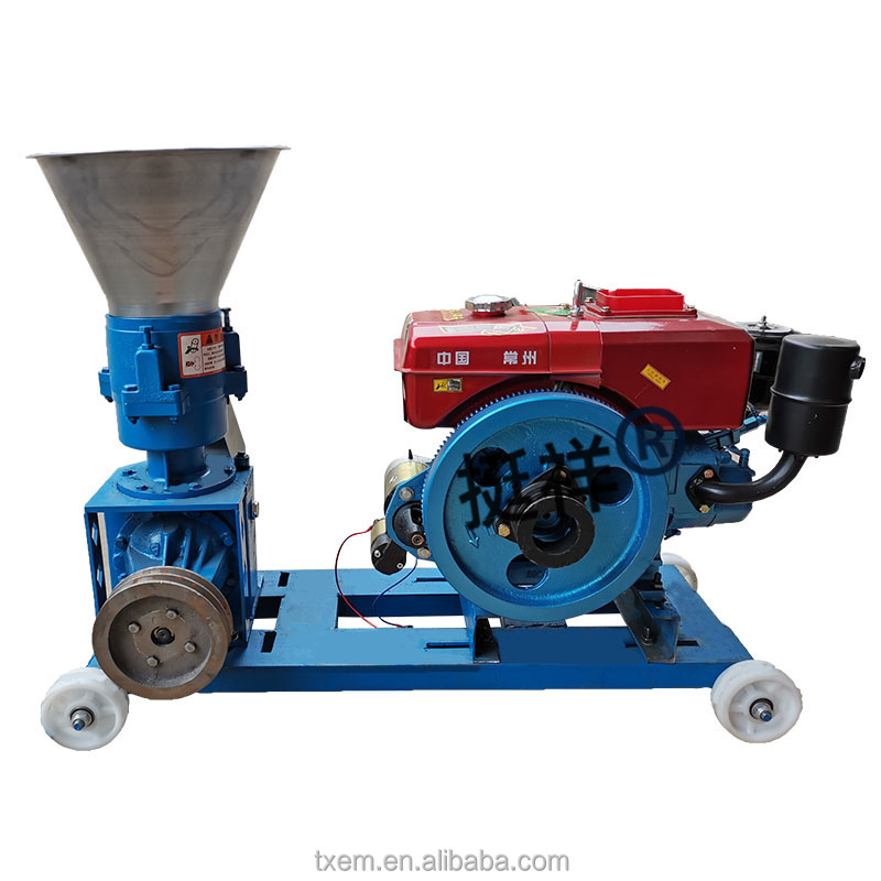 Tingxiang good sales mini animal feed pellet machine animal feed making pig fish cattle feed machine pelletizer machine