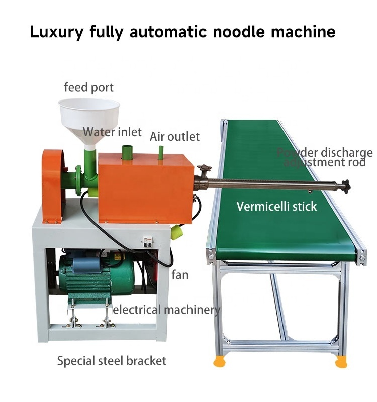 tingxiang cheap Stainless steel Automatic vermicelli production line sweet potato flour noodle extruder vermicelli machine