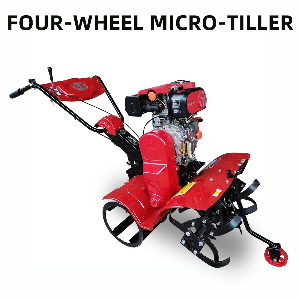 TX Mini Power Tiller 7hp Cultivator Subsoiler loose soil furrow ridge Agricultural Gasoline Diesel tiller cultivators machine