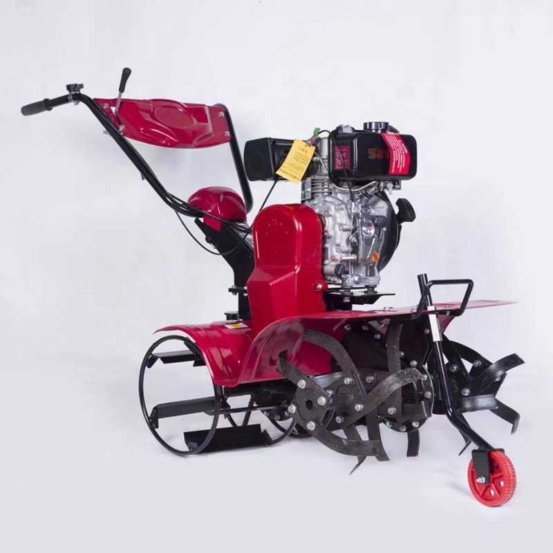 TX Agricultural machinery Mini Land Cultivation Machine 5HP 7HP garden tractor cultivators home power tiller cultivator diesel