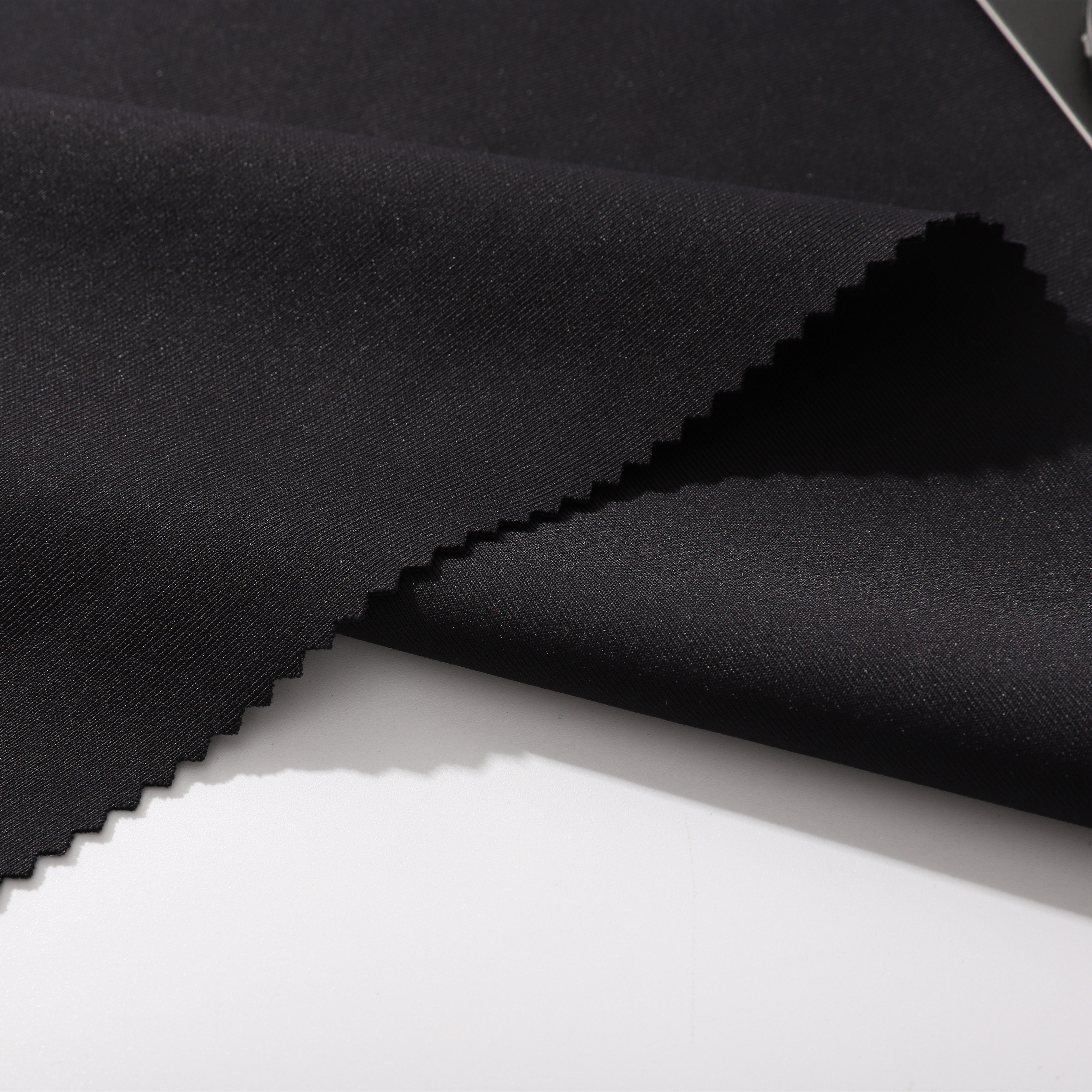 Wholesale Black Stretch Fabric 95 Polyester 5 Elastane Knitted Scuba Fabric