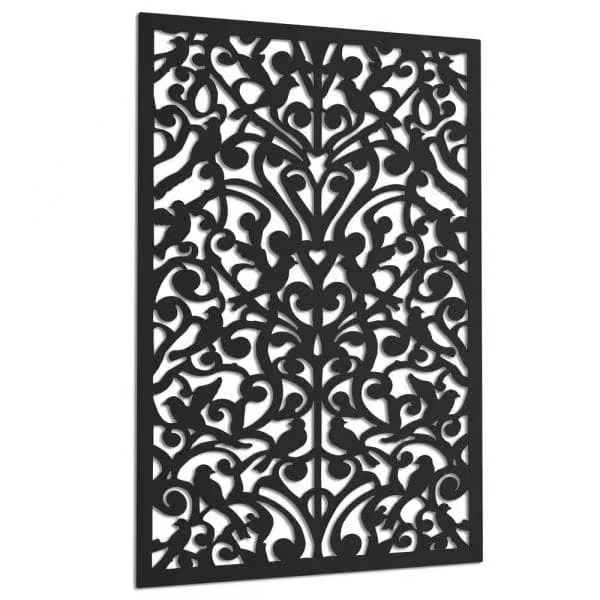 Cheap decorative modern design metal folding screen room divider