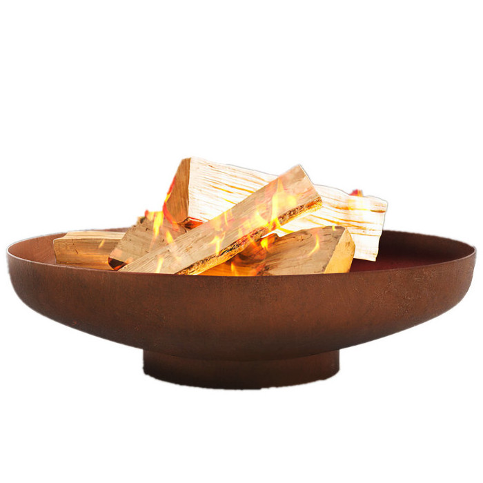 OEM High Quality Outdoor wood burning corten steel fire bowl fire pits