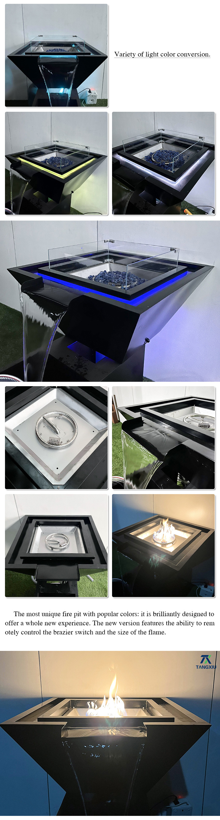 large round gas fire pit fire pit gas burner control panel kit ...