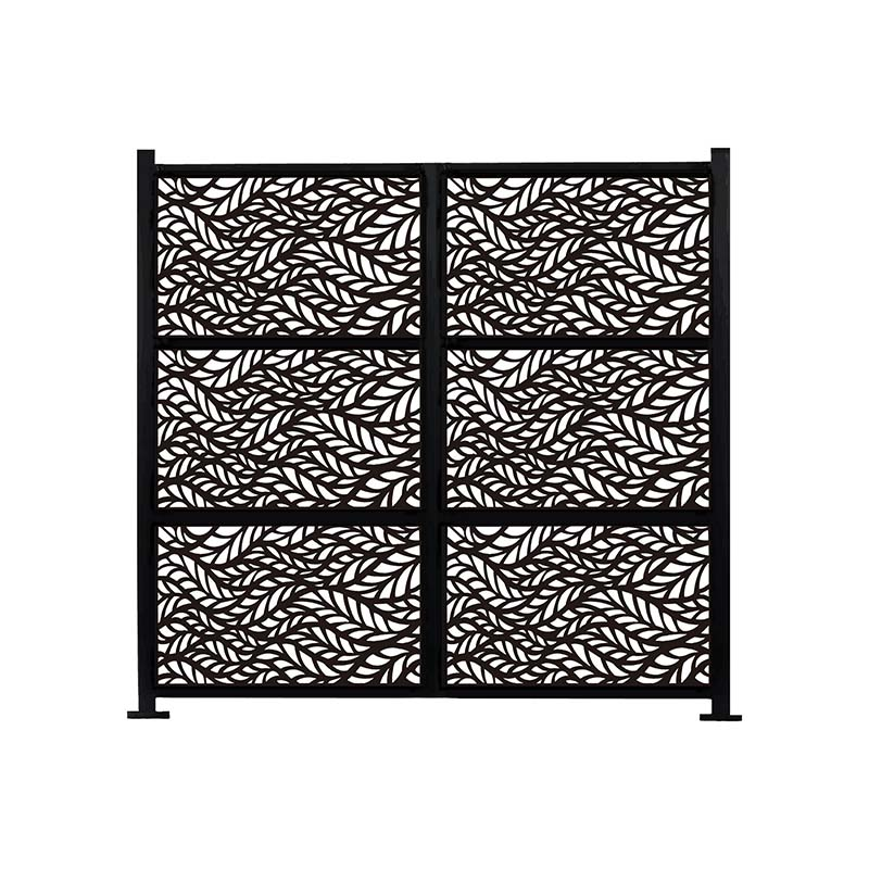 Cheap decorative modern design metal folding screen room divider