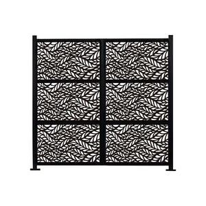 Cheap decorative modern design metal folding screen room divider