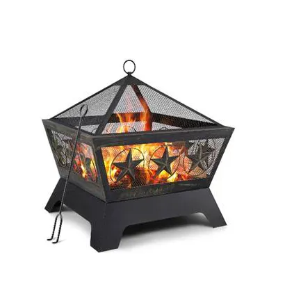 Outdoor Camping Bonfire Firepit Patio Supplies Furniture Metal BBQ Grills Bowl Fire Pit Tables