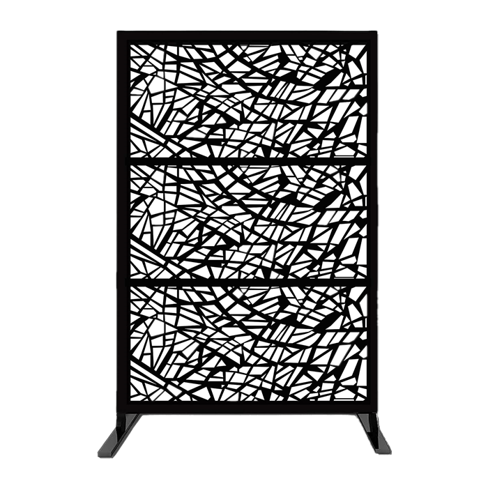 Decorative Outdoor Garden Privacy Laser Cut Art  Metal Screens Panels Corten Steel Garden Screen