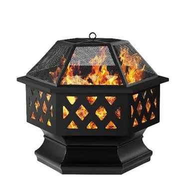 Outdoor Camping Bonfire Firepit Patio Supplies Furniture Metal BBQ Grills Bowl Fire Pit Tables