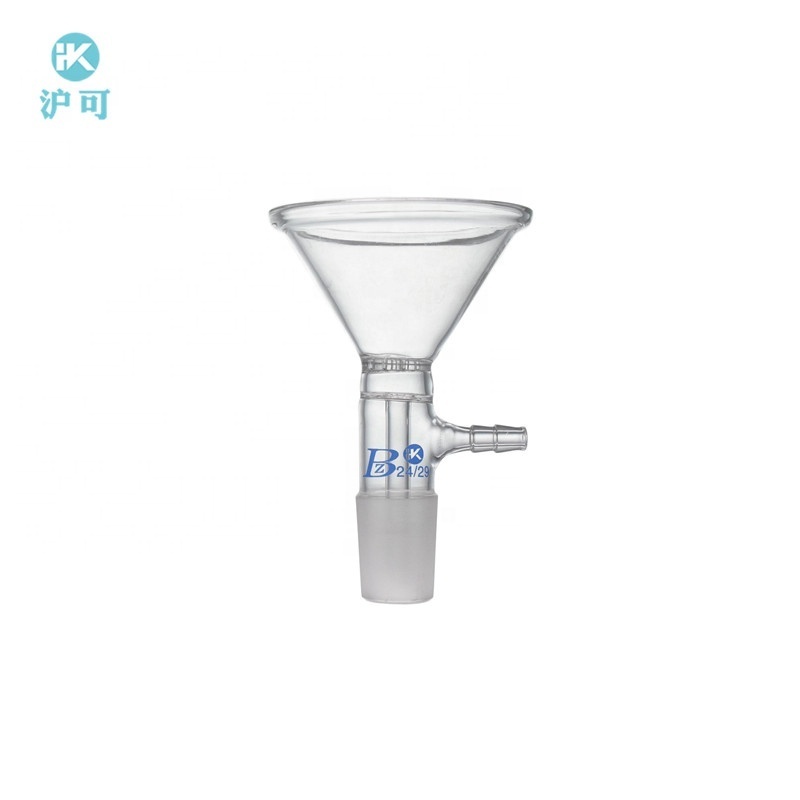 Huke Sciences Customized Conical filter funnel with fritted disc