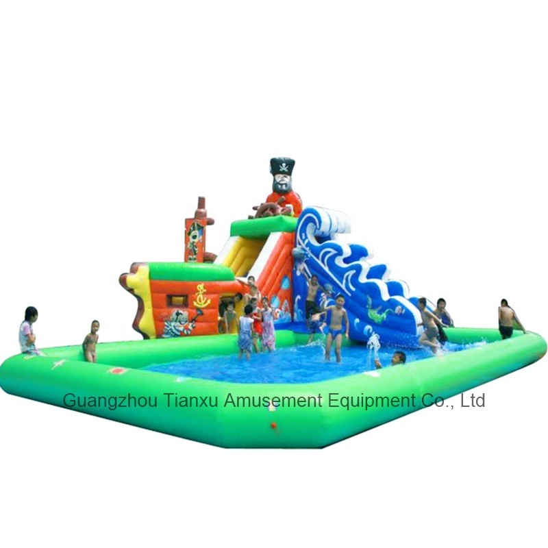 Giant Outdoor Land Seat Air Beds Play Equipment Pool Slide Rock Climbing Water Park House Inflatable Bounce