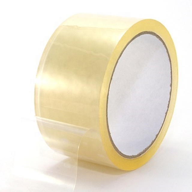 Super Clear Adhesive Of fice School Stationery Packing Bopp Transparent Printed Tape With Logo