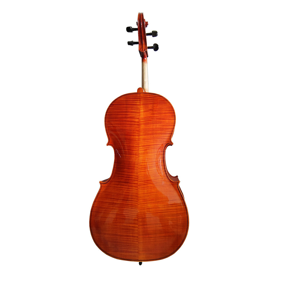 Professional cello solid wood tiger stripes play adult children beginners practice cello