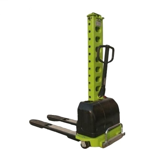 self loading lifting portable forklift electric stacker