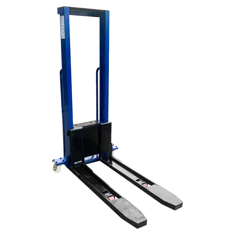 self loading lifting portable forklift electric stacker