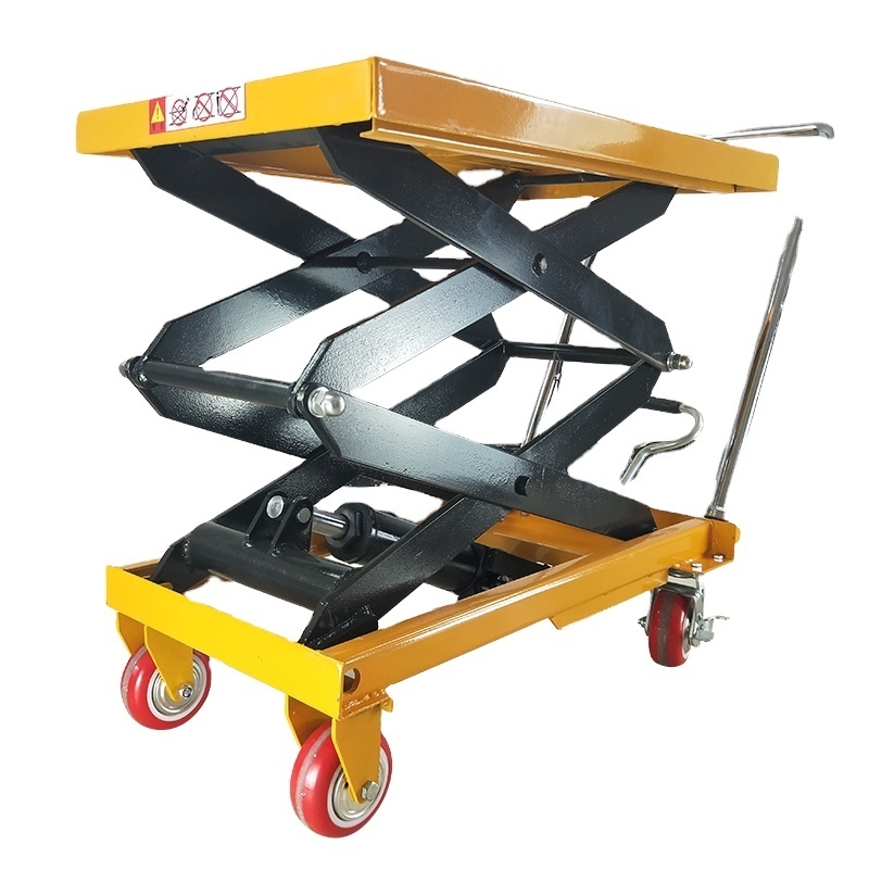 Foldable Hand Trolley Manual Small Platform Lift mini Scissor Lift