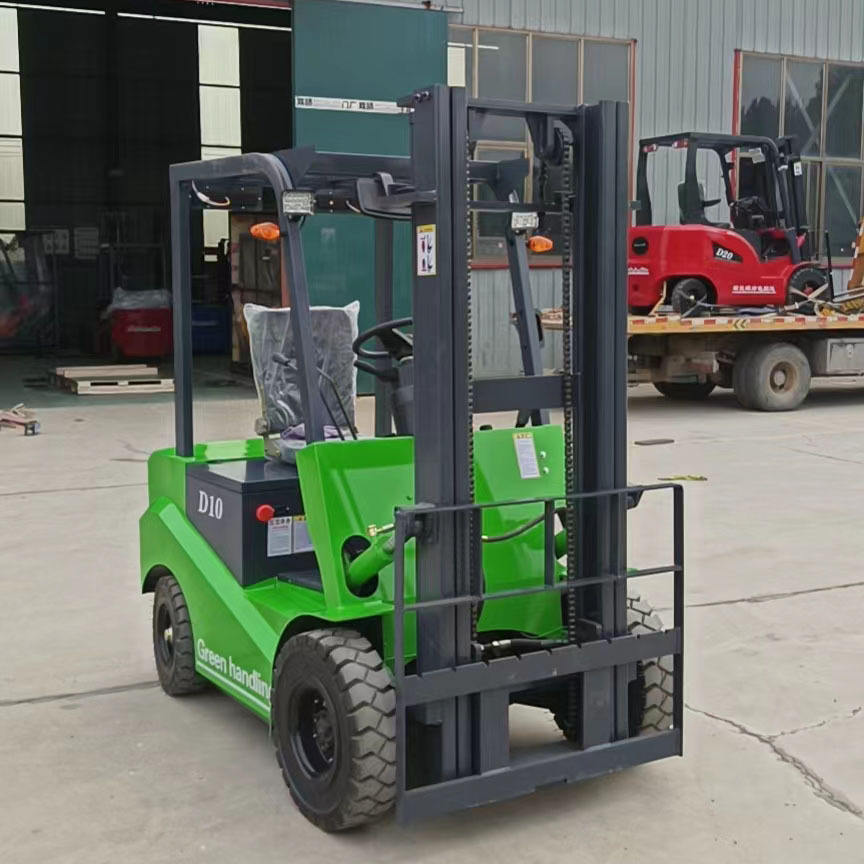 electric forklift 1ton 1000kg capacity full electric forklift with 4 big wheels Small Electric Fork Lift