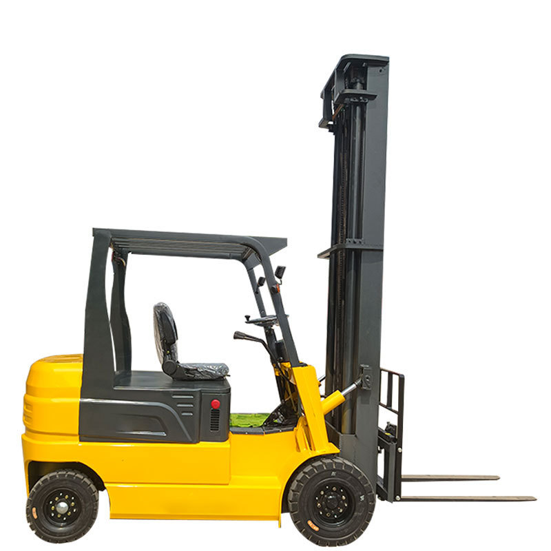 electric forklift 1ton 1000kg capacity full electric forklift with 4 big wheels Small Electric Fork Lift