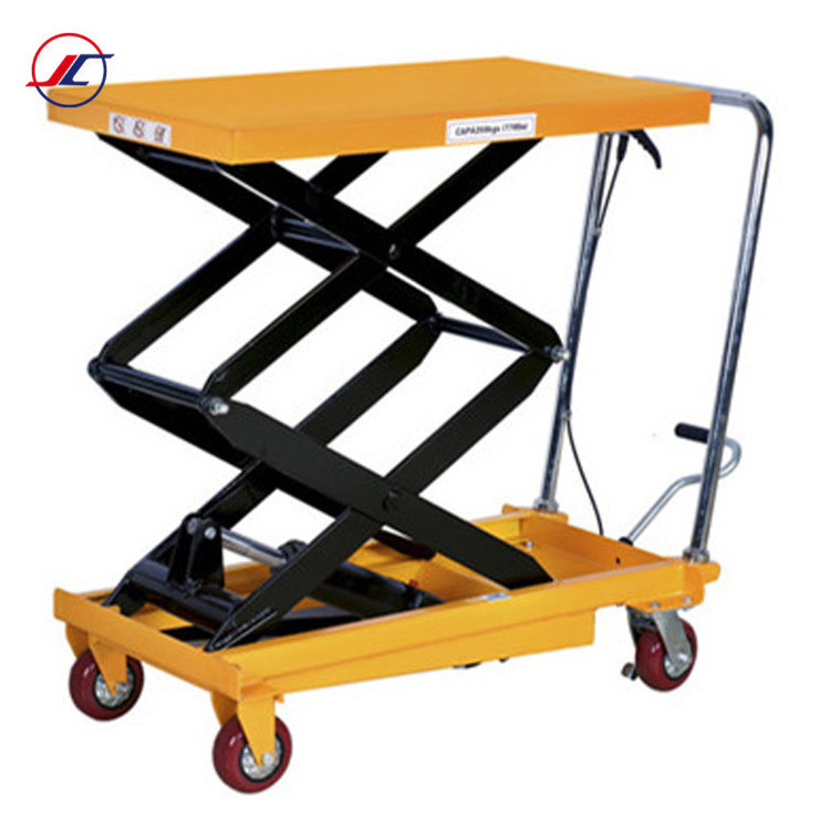 Electric Hydraulic Scissor Lift Table Economical manual lift tables platform trucks