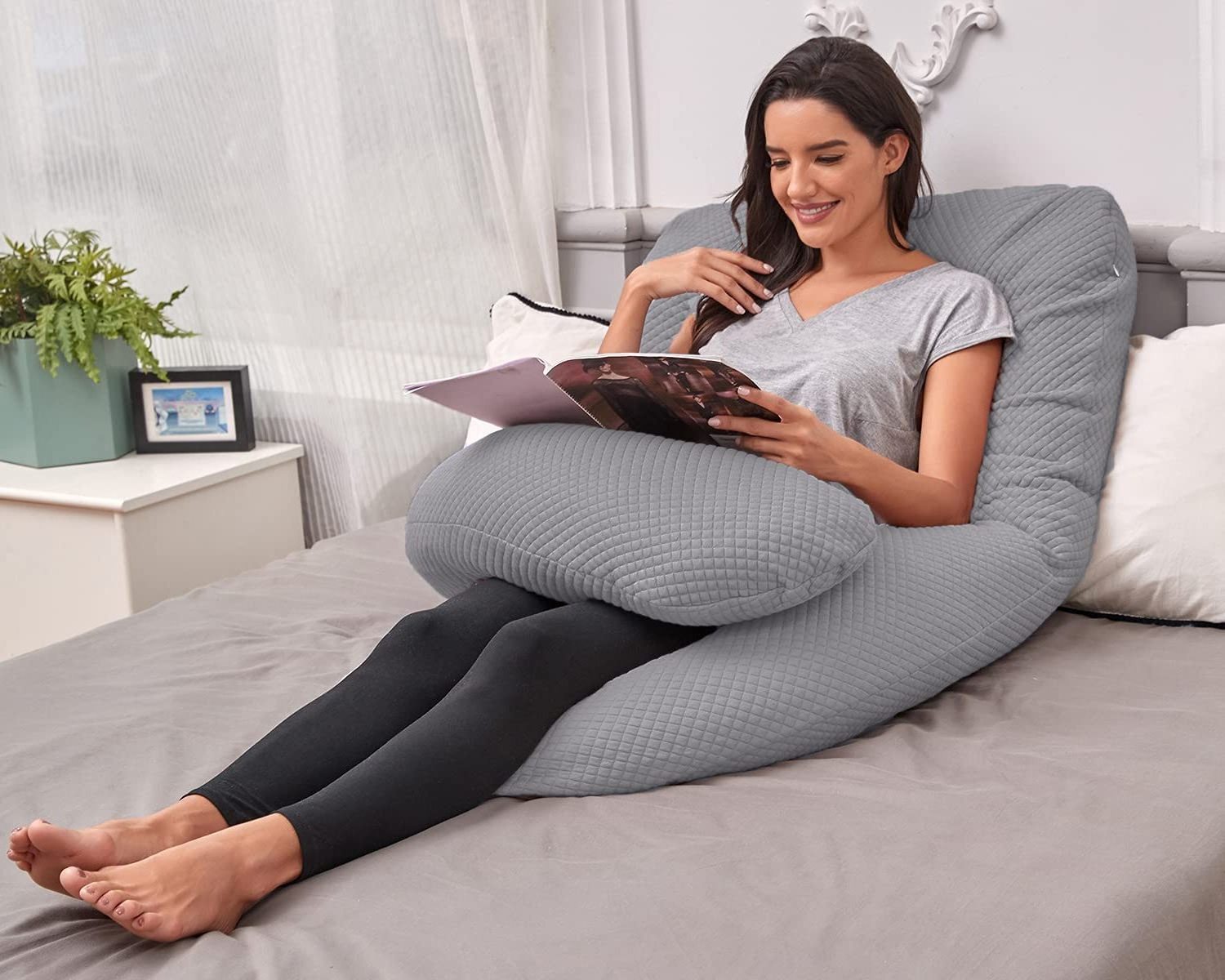 High Quality Comfortable Adjustable Full Body support Pregnancy Pillows for Sleeping