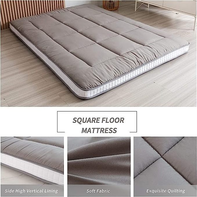 Folding floor bed foam mattress thicken sleeping pad tatami futon guest mattress