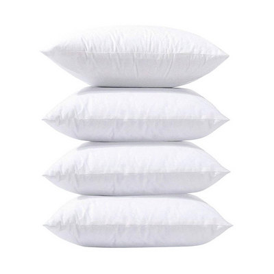 High Quality Custom size Square White Pillow 100% Polyester Filling Cushion Insert throw pillow inserts