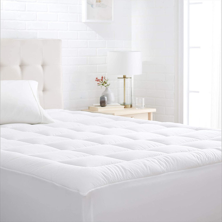 Down-Alternative Mattress Topper Pad with Cotton Shell