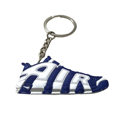 Factory custom mini pvc sneaker plastic 3d keychains soft pvc keychain sneakers rubber shoe 3d mini sneaker keychain