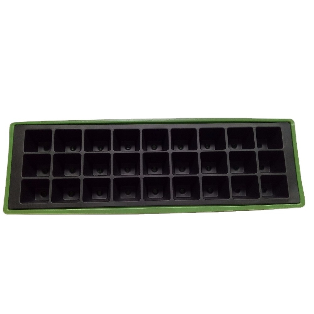 Eco-friendly wholesale plastic 16 holes plug plant seed tray, vegetable and flower seeds nursery tray