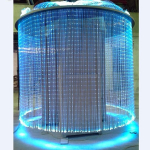 Multi-Core Sparkle Fiber Optic Lighting Water Curtain Fiber Side Glow PMMA Plastic Optical Sparkle Fibres