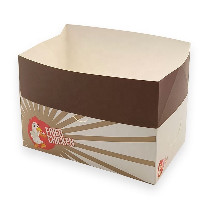 A Set Of Fast Food Packing Bag Korean Fried Chicken Chop Packing Box Chicken Take Out Box