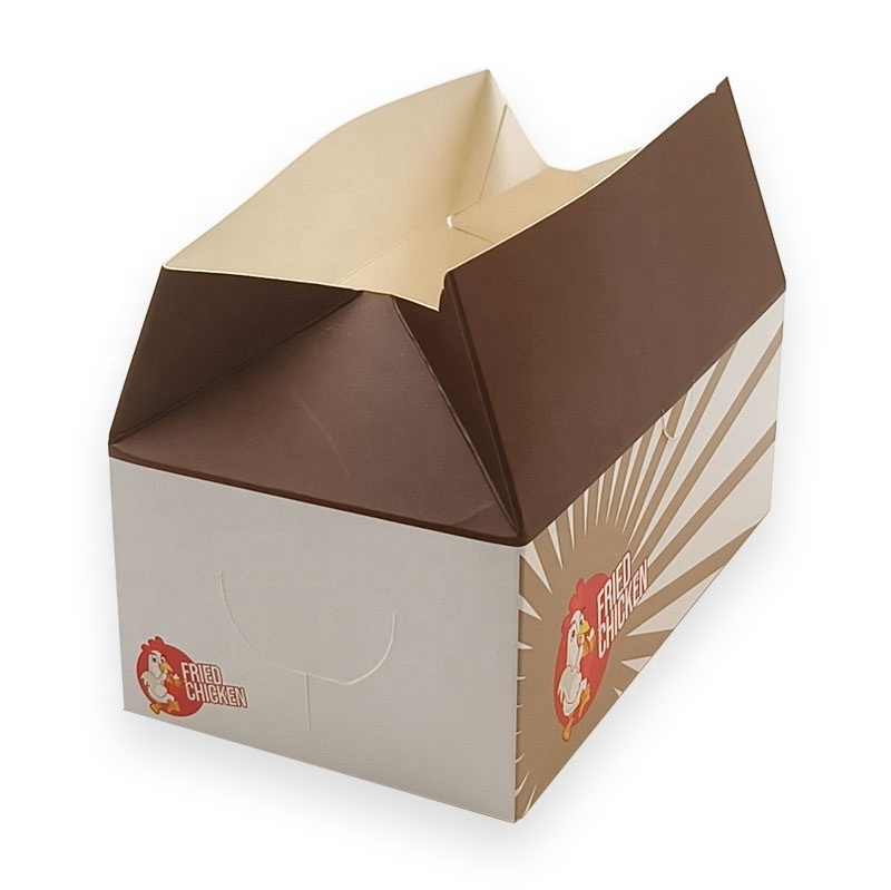 A Set Of Fast Food Packing Bag Korean Fried Chicken Chop Packing Box Chicken Take Out Box