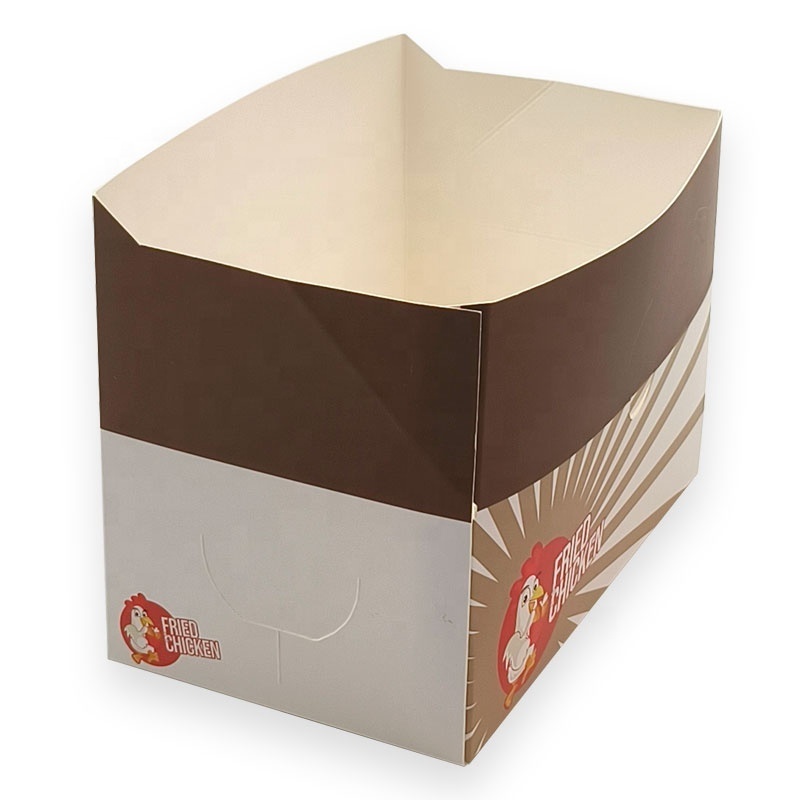 A Set Of Fast Food Packing Bag Korean Fried Chicken Chop Packing Box Chicken Take Out Box