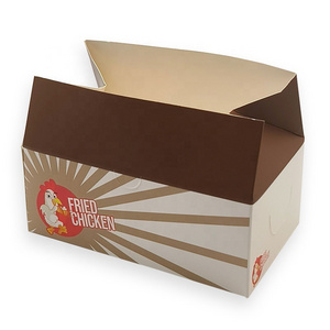 A Set Of Fast Food Packing Bag Korean Fried Chicken Chop Packing Box Chicken Take Out Box