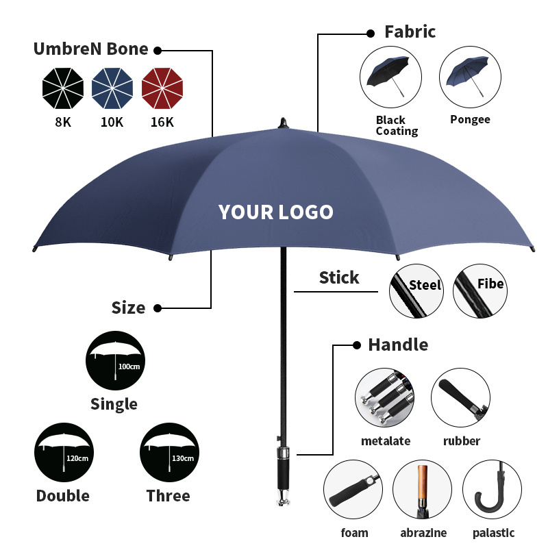 business promotional cheap Custom strong straight automatic waterproof outdoor windproof golf umbrella with logo