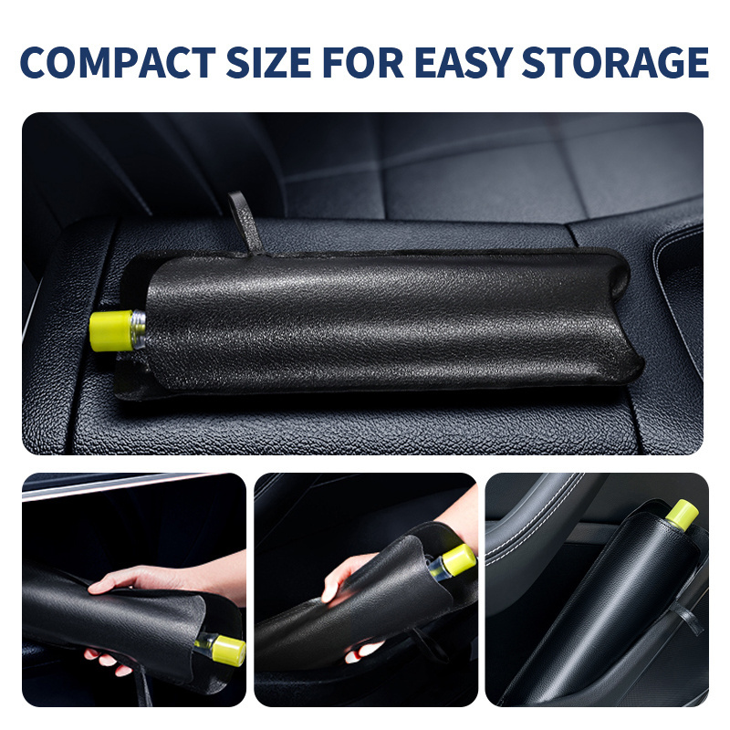 New trending UV protection folding Windshield Sun Shade car cover front gear car sunshade umbrella With window breaker