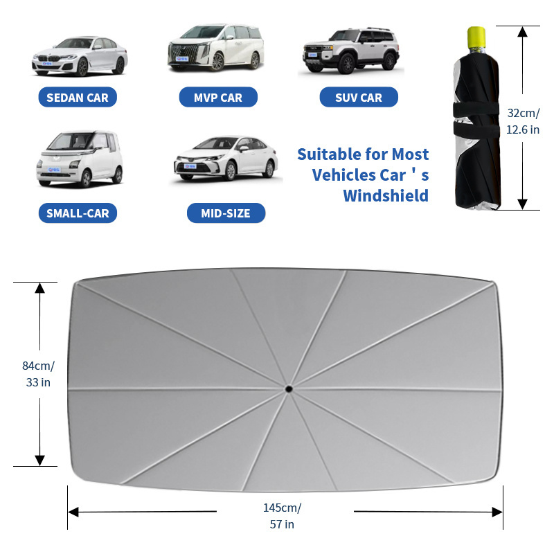 UV protection folding Windshield car cover front gear car sunshade Sun Shade Visor Protector Reflector Umbrella brella Shield