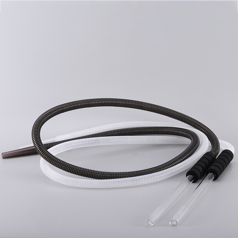 Disposable hookah hose, disposable hookah hose glass hookah pipe, with glass handle and pointed nozzle piece,Shisha hookah