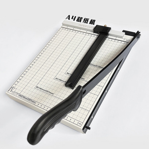 Wholesale B4 Paper Trimmer A3 Desktop Manual Wooden Base A4 Size Paper Cutter