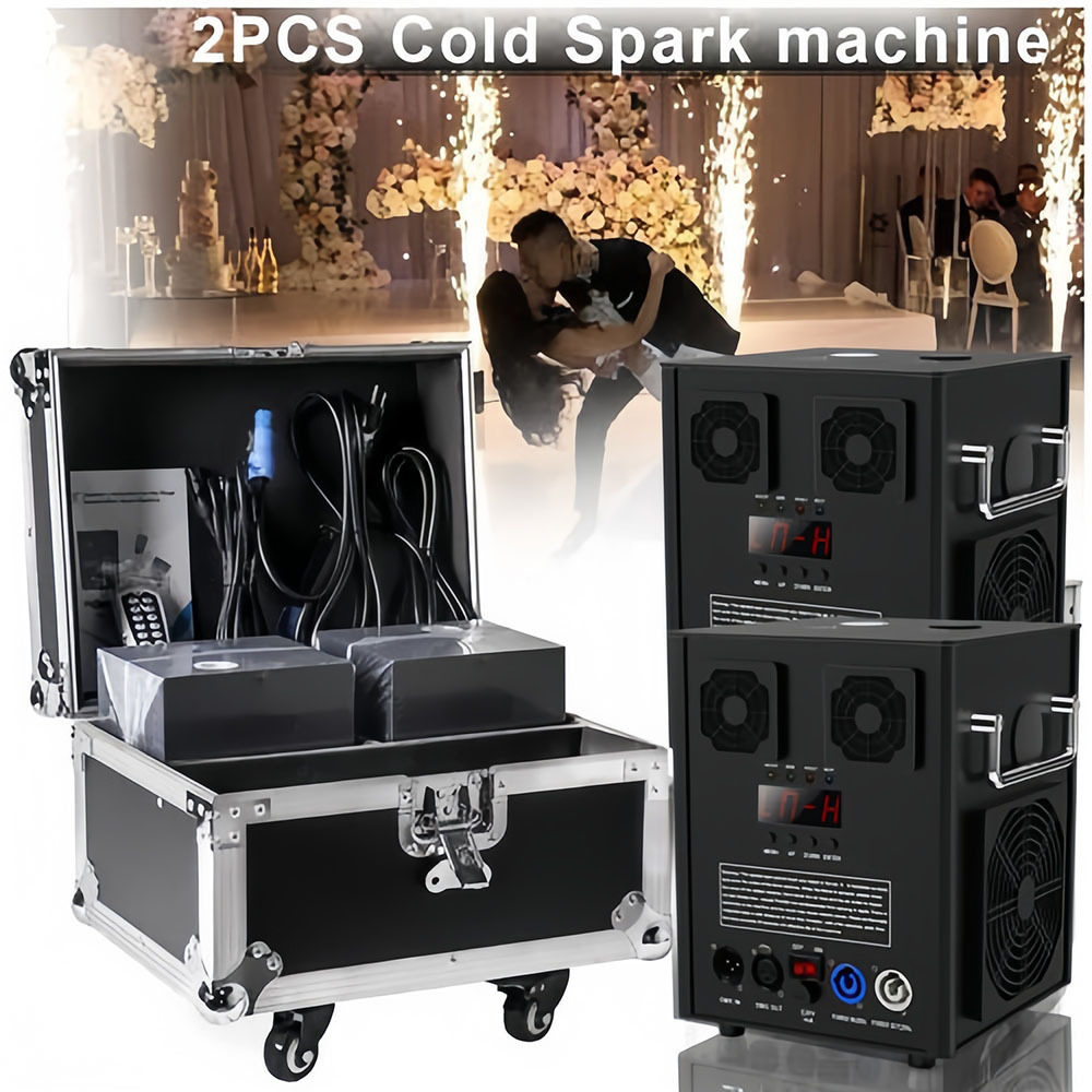 Stage Effect DMX Controlled Cold Pyro Fireworks Fountain Machine Safe ...