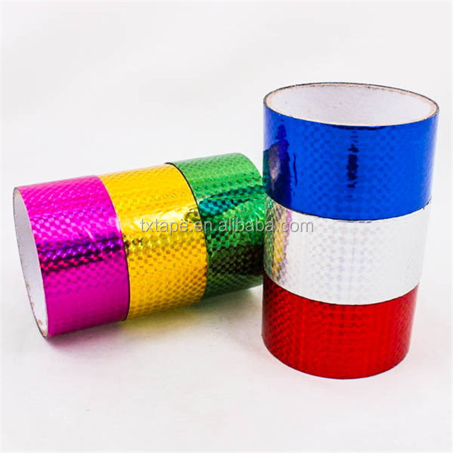 Chinese supplier laser reflective tape holographic duct tape for decoration and packing